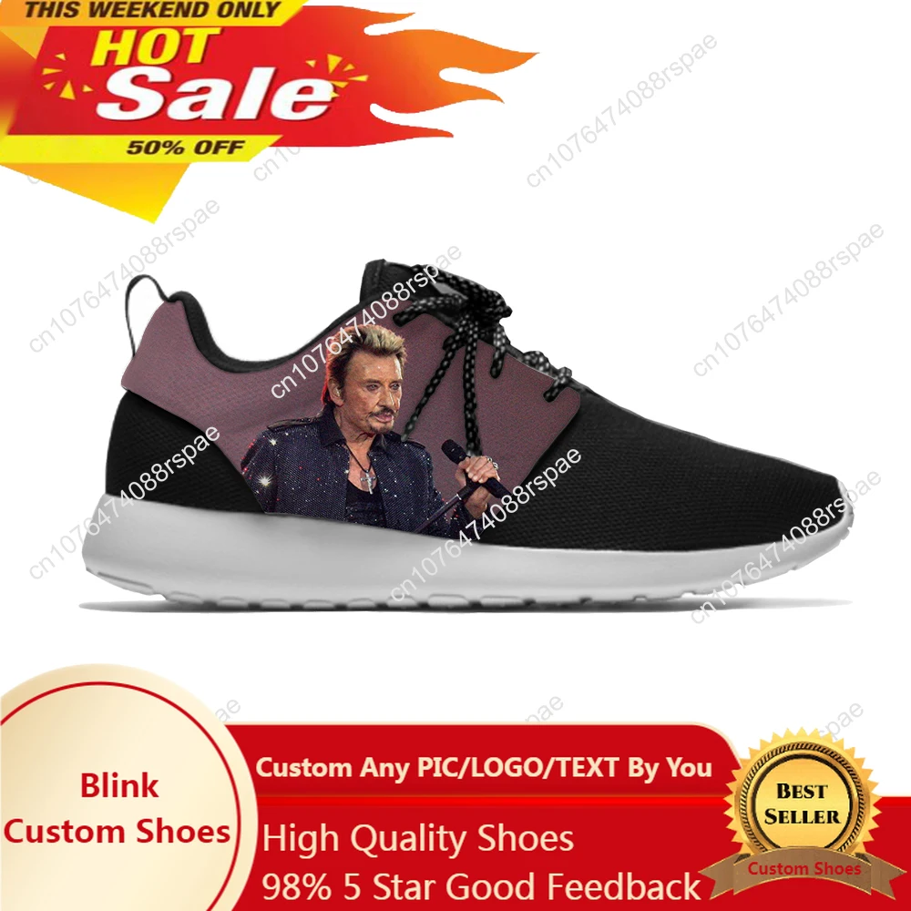 Men'S Fashion Running Shoes - Rock yıldızı Johnny Hallyday müzik serin