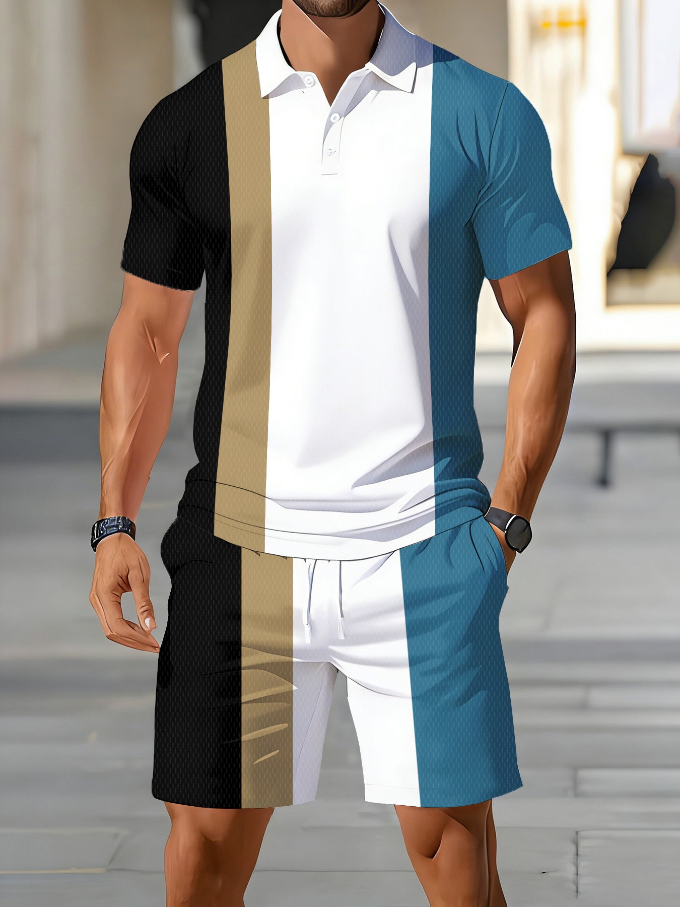 Men'S Fashion Polo - 2026 Yaz Yeni Erkek Polo Tişört