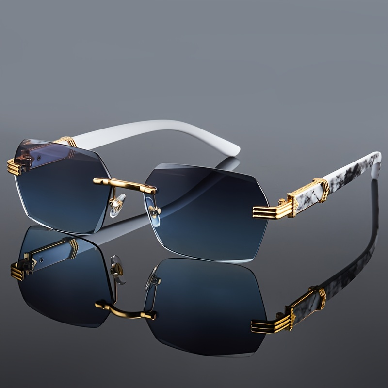 Men'S Fashion Rimless Glasses - Moda Çerçevesiz Güneş Gözlüğü Erkek Kadın