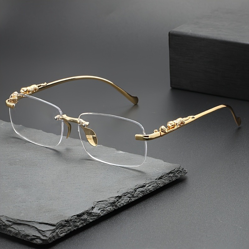 Men'S Fashion Rimless Glasses - Moda Çerçevesiz Metal Güneş Gözlüğü Erkek