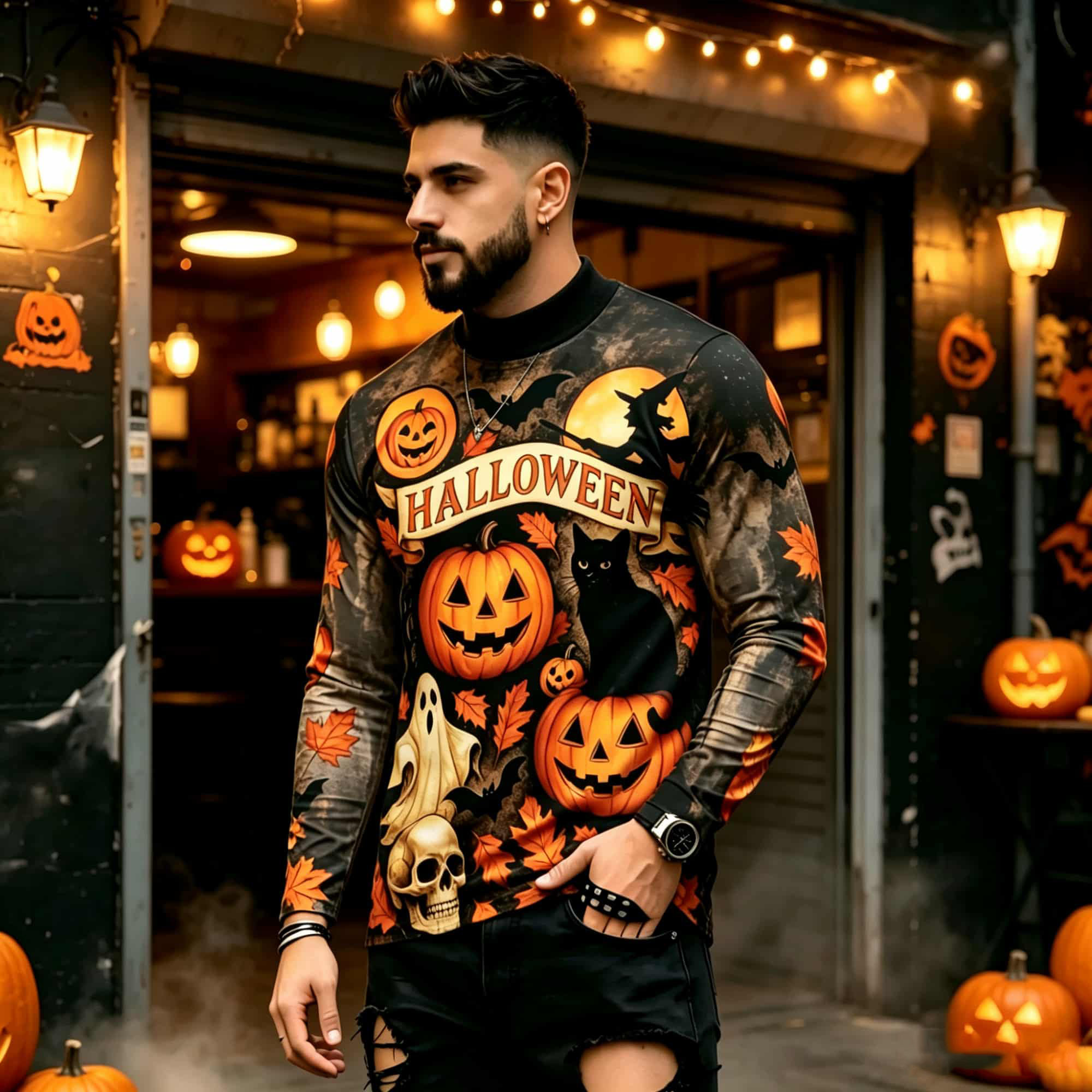Men'S Fashion Usa - Günlük Moda Sokak Stili Cadılar Bayramı