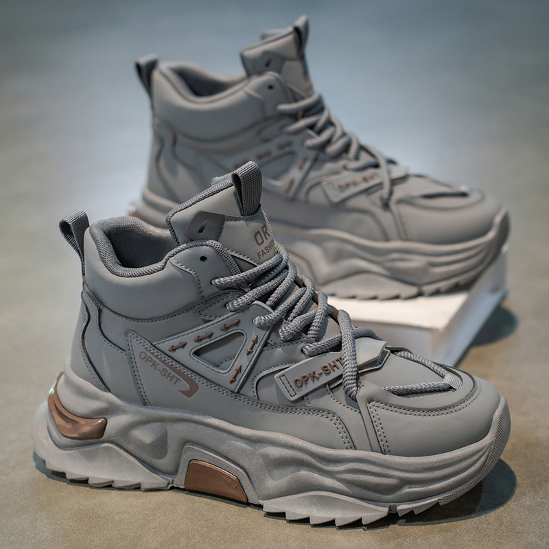 Men'S Fashion Running Shoes - Yüksek Bilekli Nefes Alabilen Kaymaz Erkek