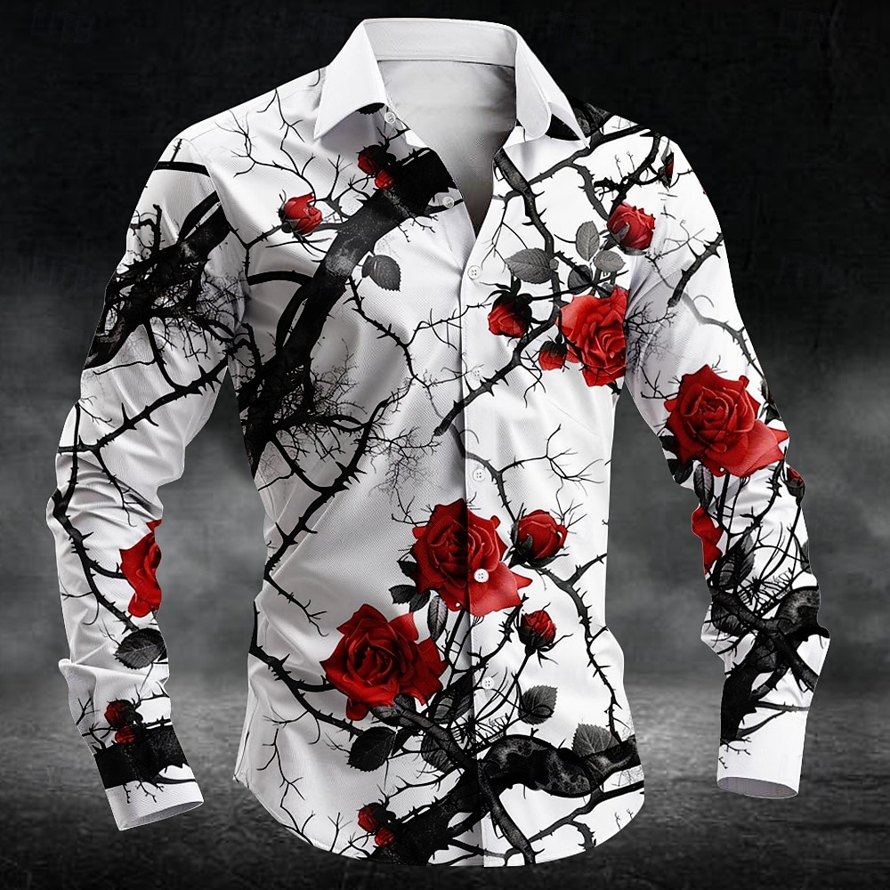 Men'S Fashion Advice - Moda erik çiçeği desen 3d Baskı