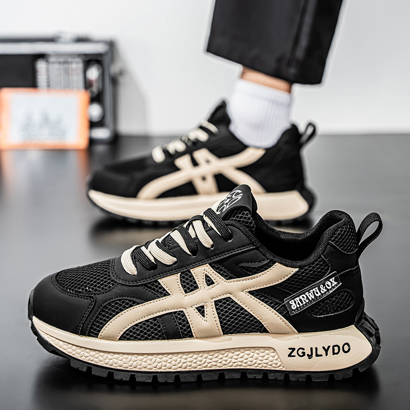Men'S Fashion Running Shoes - Kalın Tabanlı Erkek Tasarımcı Retro Koşu