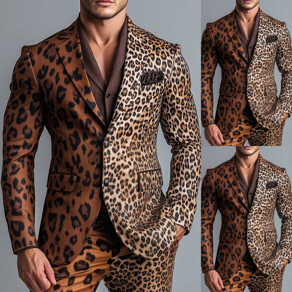 Mens Fashion Blazer - Moda 2 Parça Erkek Takım Elbise