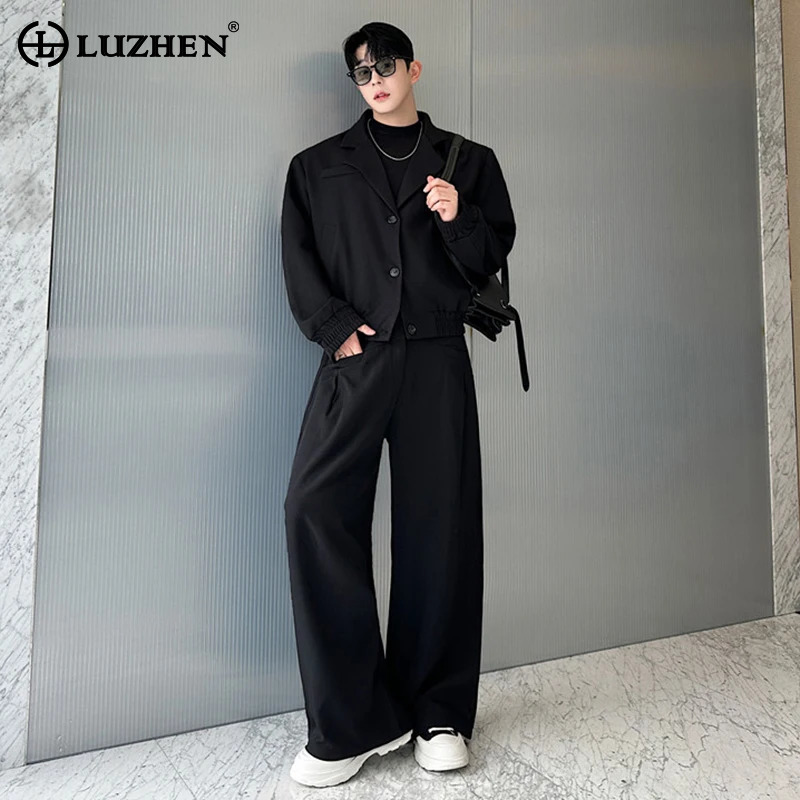 LUZHEN Baharlık Blazer Yaka Gü - Men'S Fashion Zipper Jacket incelemesi ve fiyatı