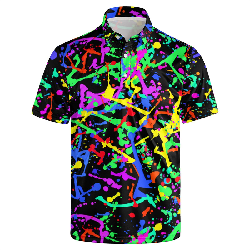 Sıcak Satış 3d Baskı 80'ler 90 - Men'S Fashion Polo incelemesi ve fiyatı