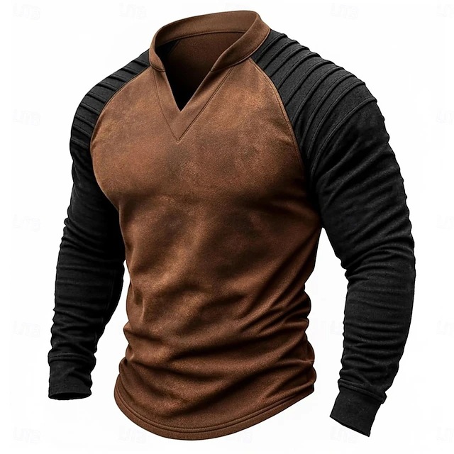 Vintage Eskitilmiş Henley Ragl - Men Fashion Vintage incelemesi ve fiyatı