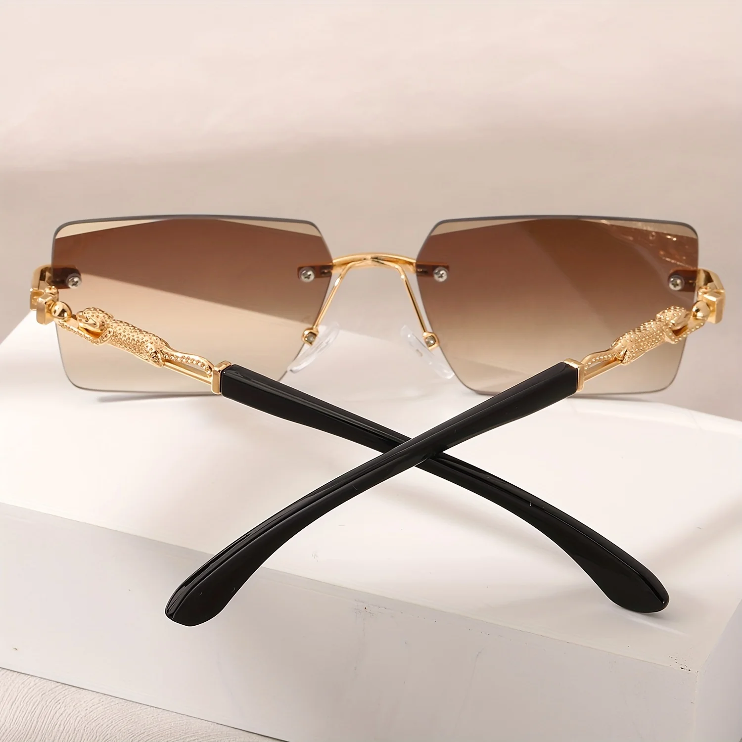 1 adet Çerçevesiz Güneş Gözlüğ - Men'S Fashion Rimless Glasses incelemesi ve fiyatı
