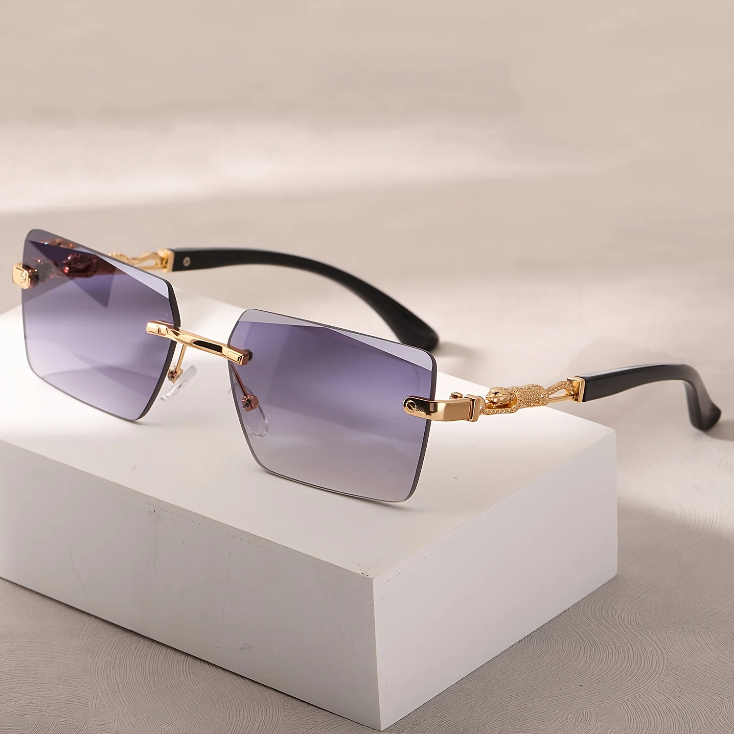 1 adet Çerçevesiz Güneş Gözlüğ - Men'S Fashion Rimless Glasses incelemesi ve fiyatı