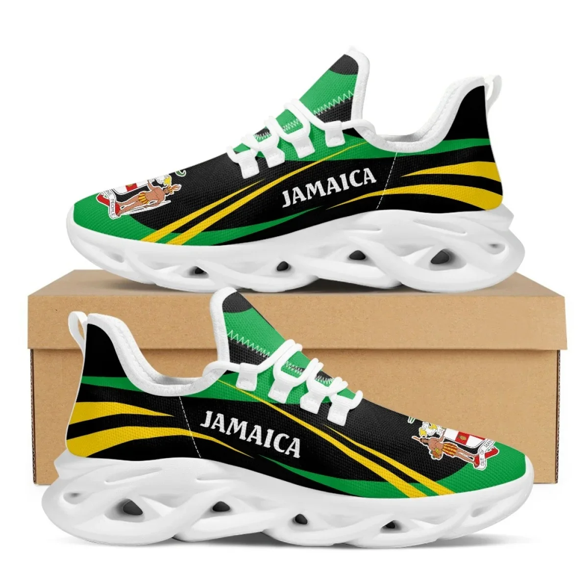 Jamaika Bayraklı Baskılı Erkek - Men'S Fashion Running Shoes incelemesi ve fiyatı