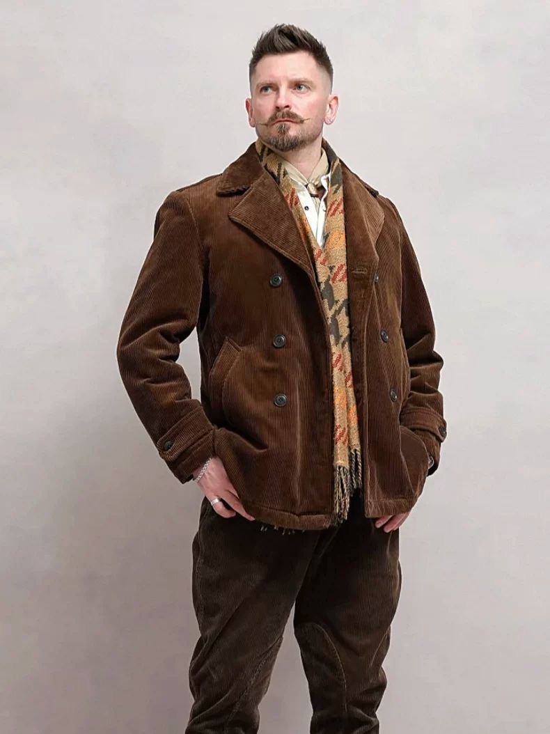 Erkek Vintage Korduroy Çift Dü - Corduroy Jacket Men incelemesi ve fiyatı