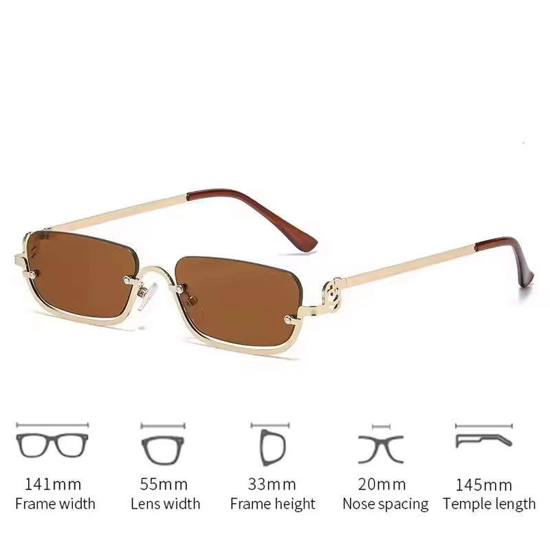 Çerçevesiz Güneş Gözlüğü UV400 - Men'S Fashion Rimless Glasses incelemesi ve fiyatı