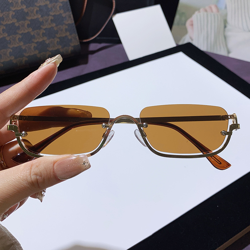Çerçevesiz Güneş Gözlüğü UV400 - Men'S Fashion Rimless Glasses incelemesi ve fiyatı