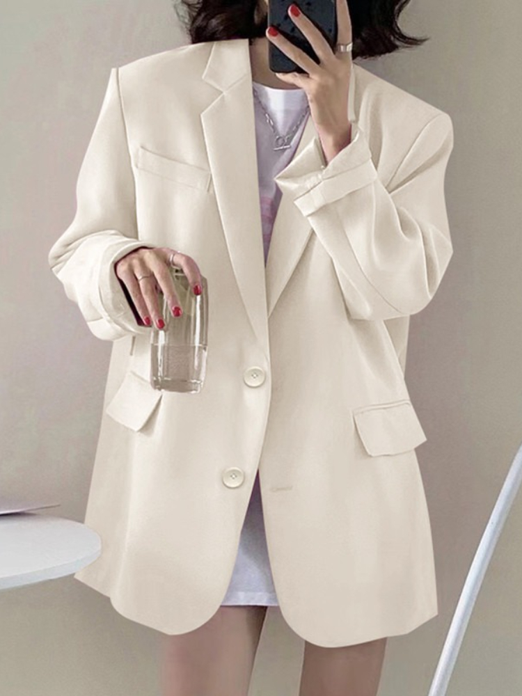 Yeni Kadın İlkbahar Yaz Düz Re - Mens Fashion Blazer incelemesi ve fiyatı