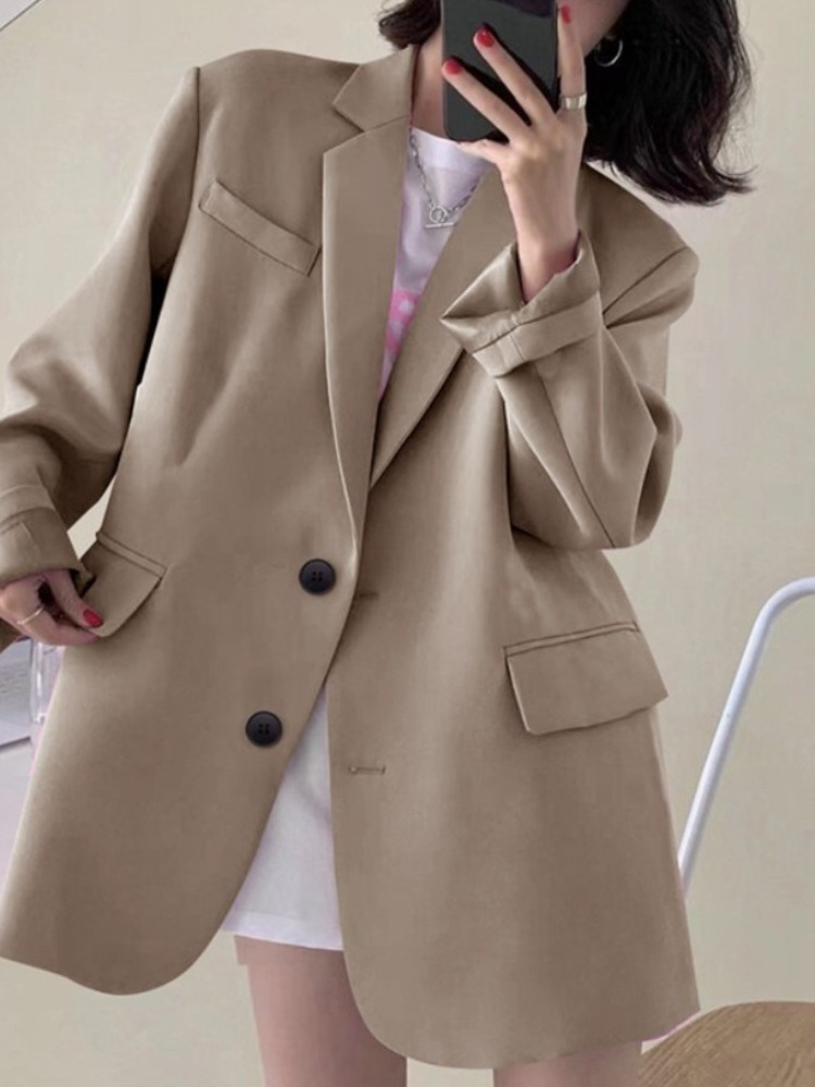 Yeni Kadın İlkbahar Yaz Düz Re - Mens Fashion Blazer incelemesi ve fiyatı