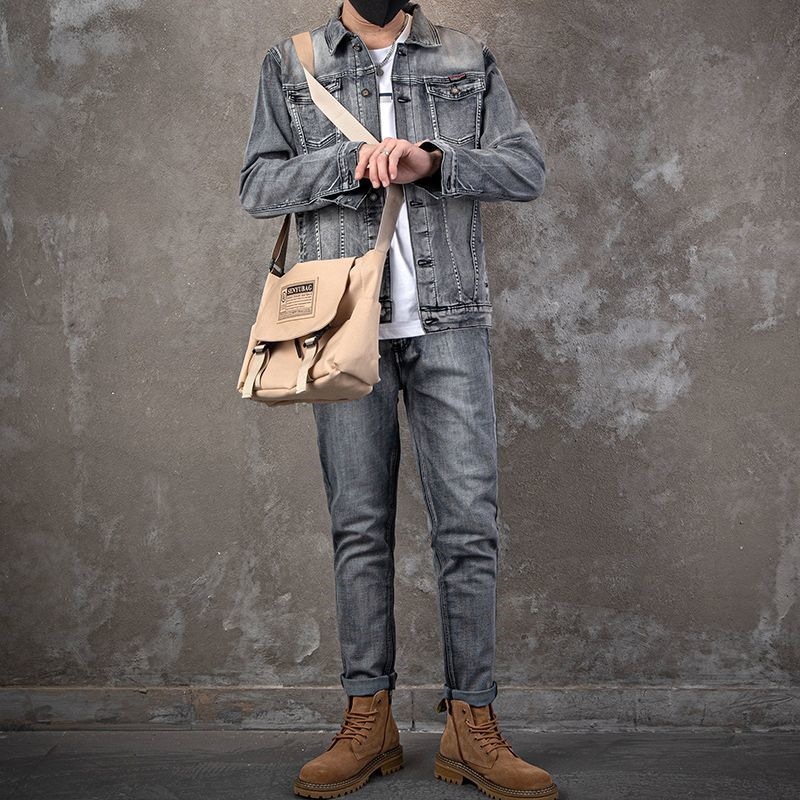 2026 Moda Günlük Erkek Kot Cek - Men'S Fashion Zipper Jacket incelemesi ve fiyatı