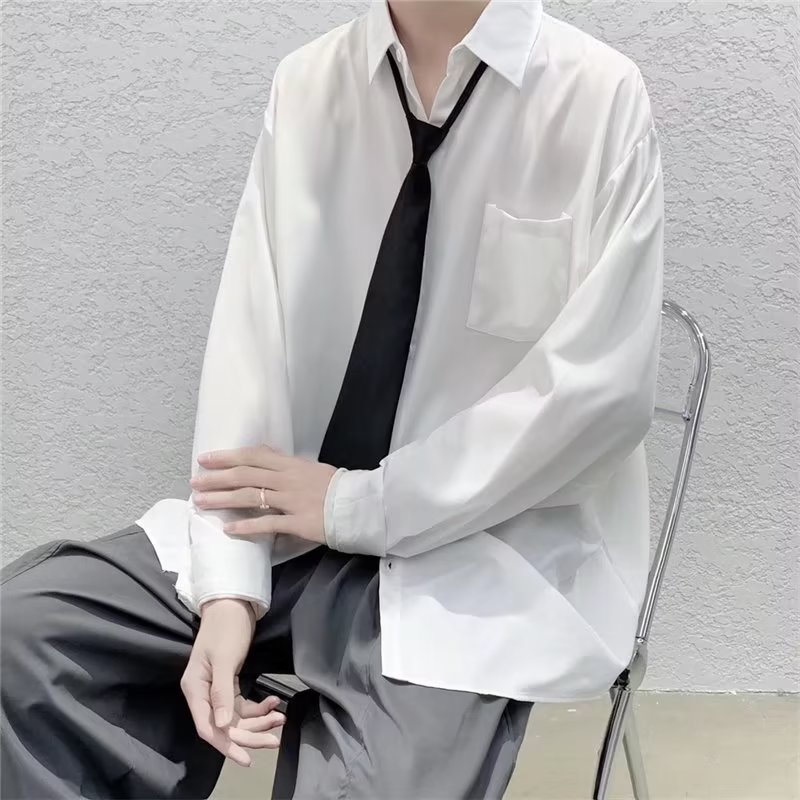 Kravat ile beyaz katı gömlek e - Men'S Fashion Advice incelemesi ve fiyatı