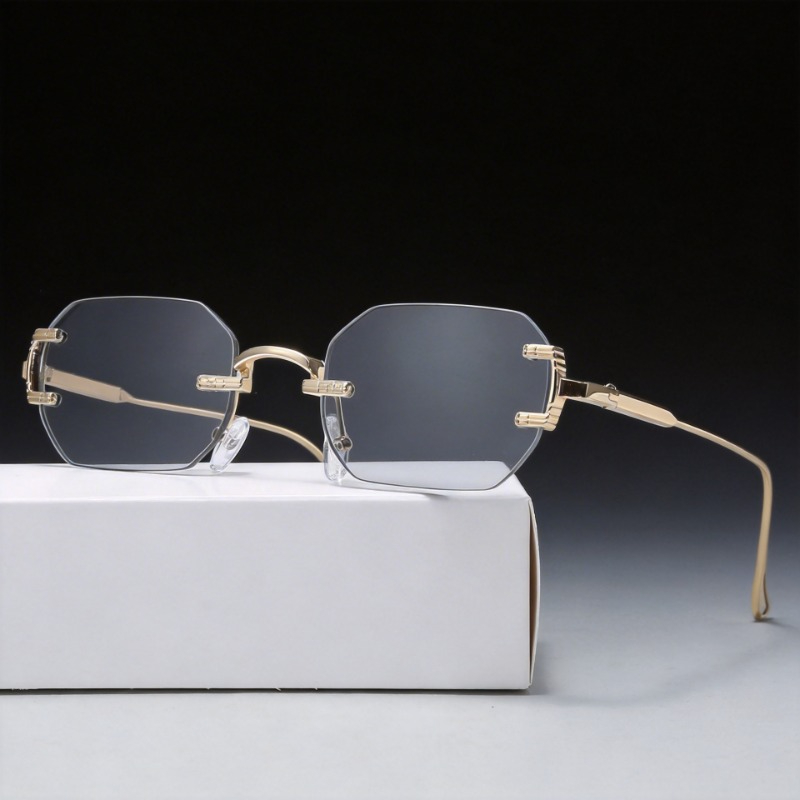 Çerçevesiz Güneş Gözlüğü Dikdö - Men'S Fashion Rimless Glasses incelemesi ve fiyatı