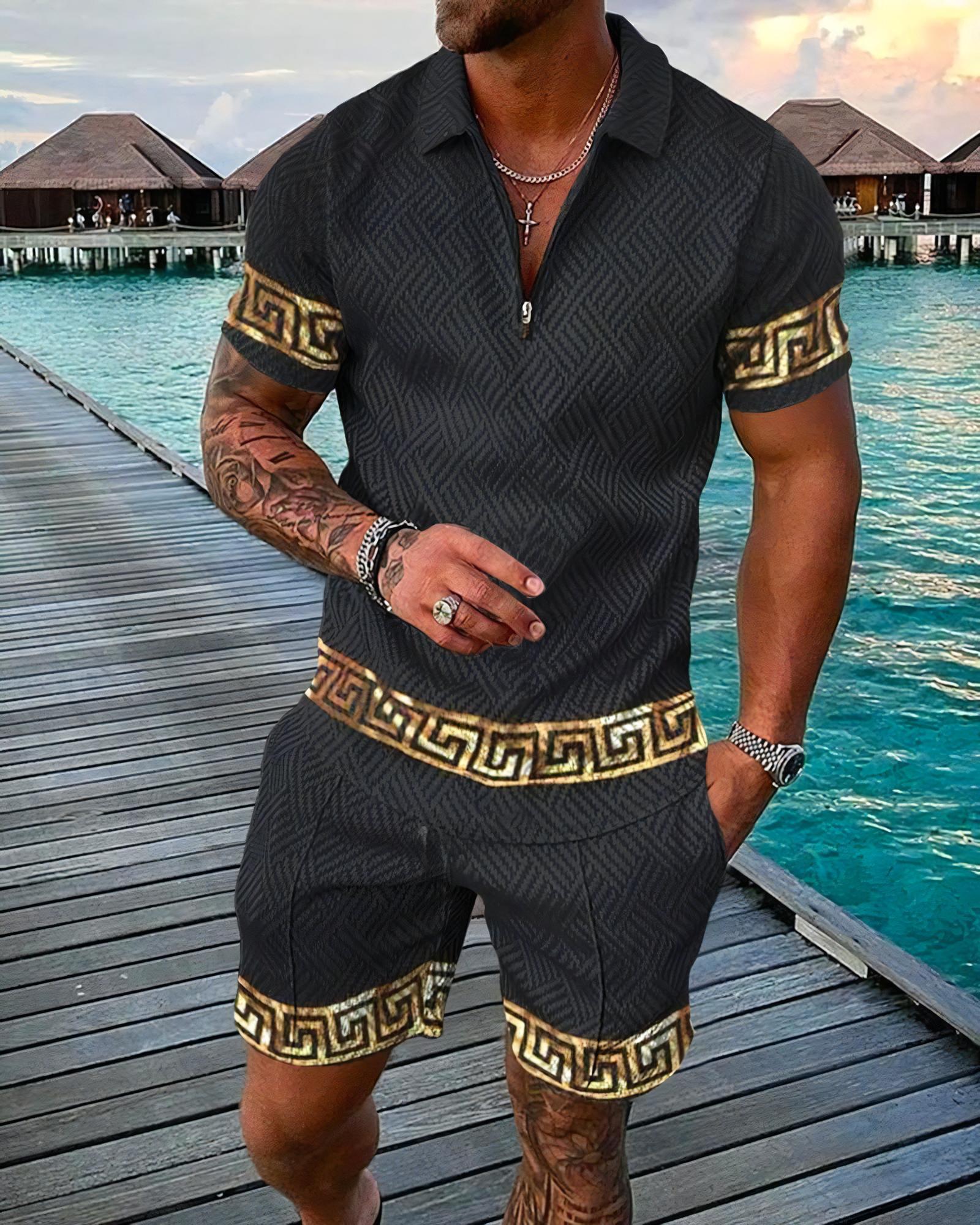 Komik 3D Baskılı erkek 2 Parça - Men'S Fashion Polo incelemesi ve fiyatı