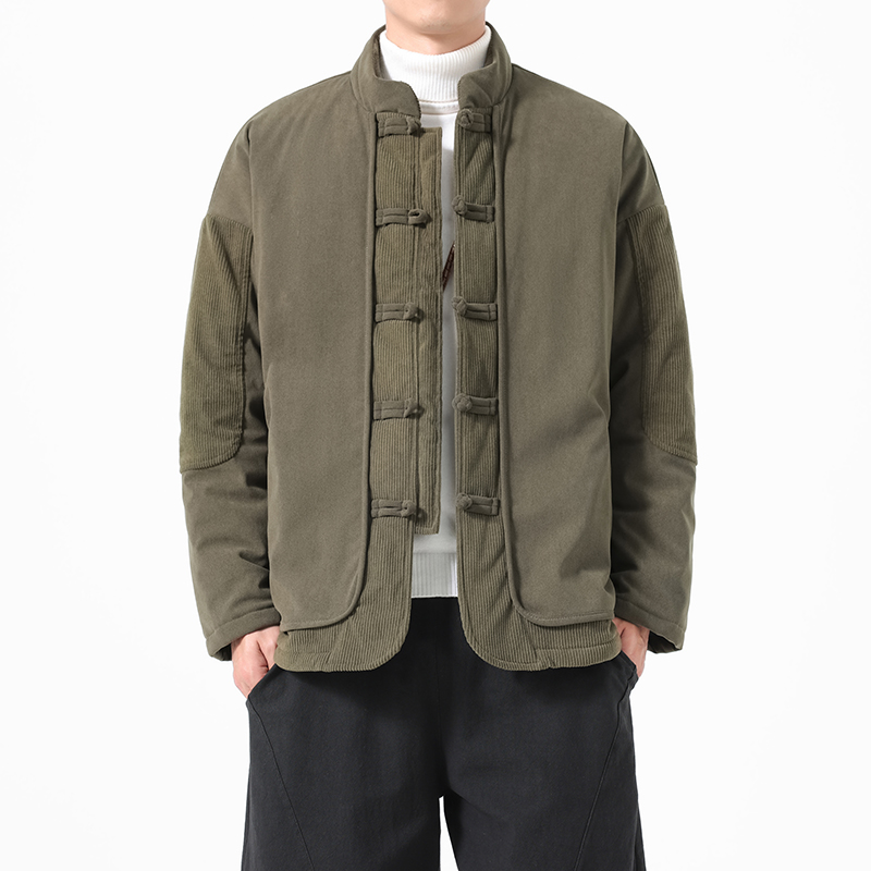 Çin Tarzı Erkekler Pamuk kapit - Corduroy Jacket Men incelemesi ve fiyatı