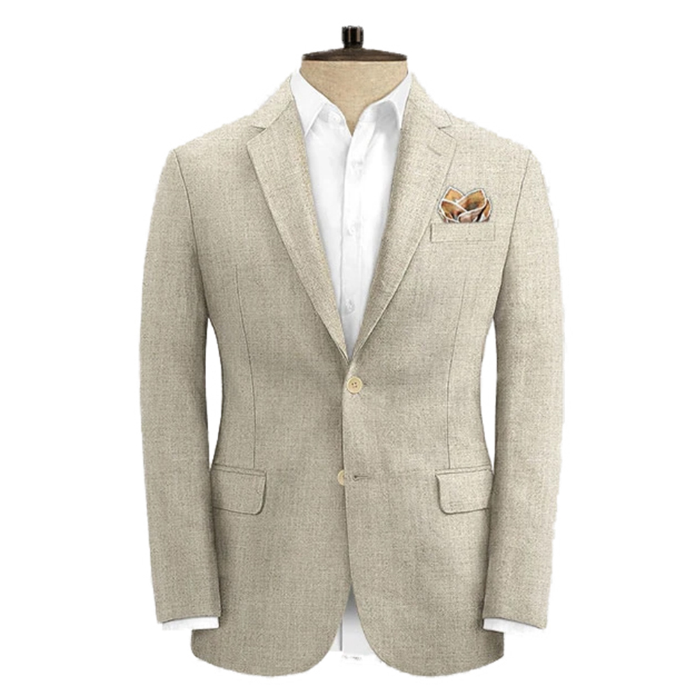 2025 Lüks Yaz Nefes Leno Örgü  - Mens Fashion Blazer incelemesi ve fiyatı
