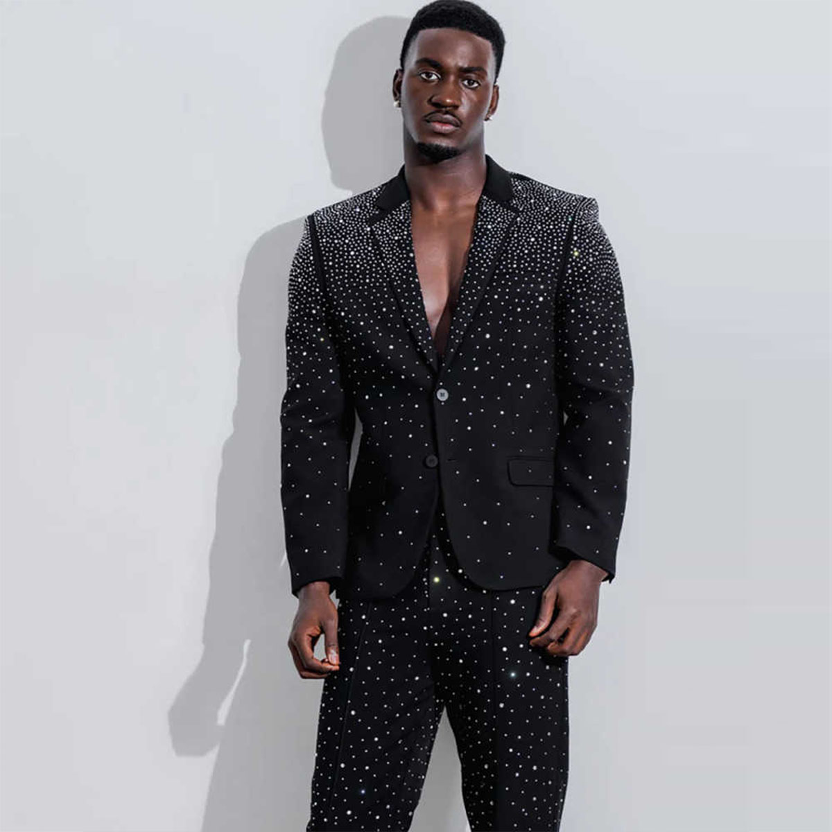 Lüks Elmas İşlemeli Erkek Takı - Mens Fashion Blazer incelemesi ve fiyatı