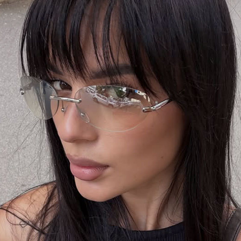 Erkekler Kadınlar için Çerçeve - Men'S Fashion Rimless Glasses incelemesi ve fiyatı