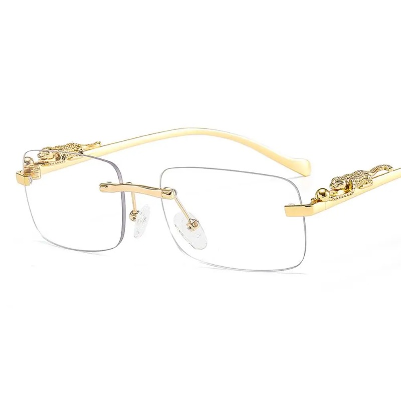 Çerçevesiz Kare Güneş Gözlüğü  - Men'S Fashion Rimless Glasses incelemesi ve fiyatı