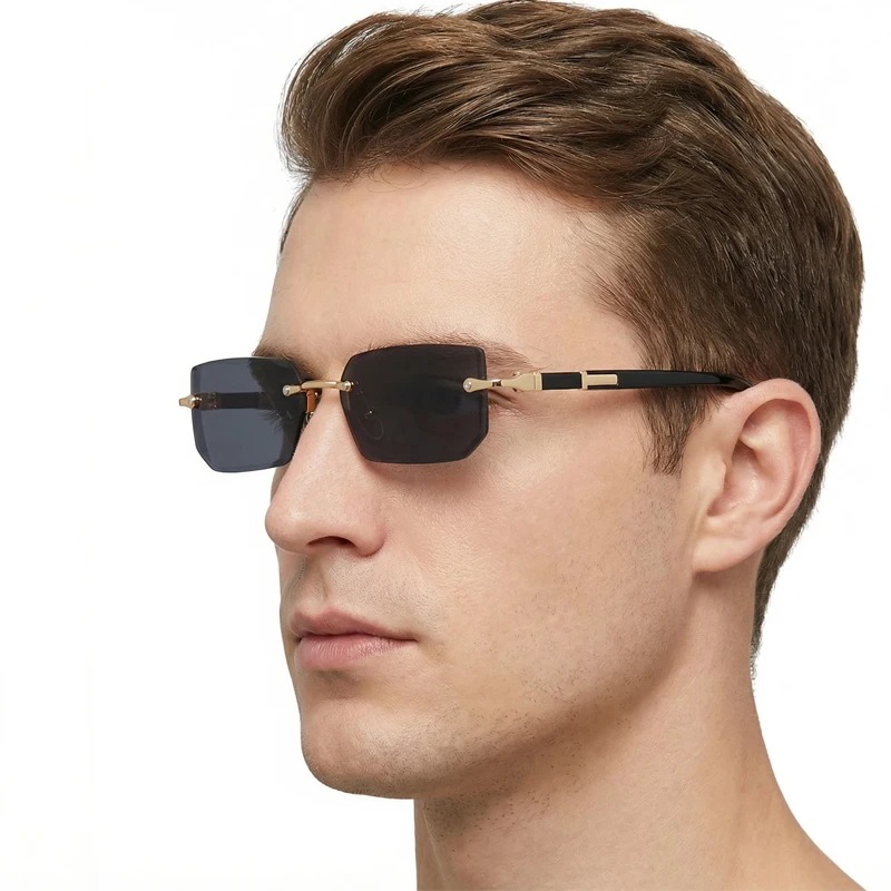 Moda Çerçevesiz Güneş Gözlüğü  - Men'S Fashion Rimless Glasses incelemesi ve fiyatı